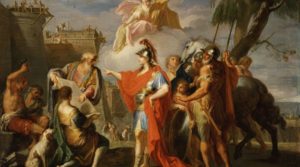 Alexander the Great founding Alexandria, Egypt; painting by Placido Costanzi