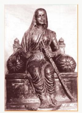 Statue of Yesubai Bhonsale, Maharani of the Maratha Empire