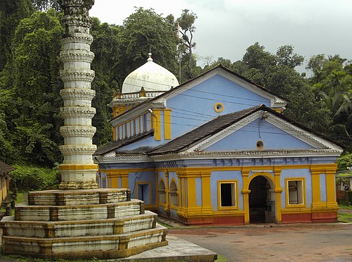 Saptakoteshwar Temple, Goa built by Chhatrapati Shivaji Maharaj after the Portuguese had destroyed the original